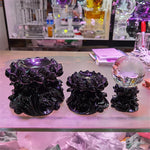 Lotus Resin Crystal Ball Base Ornaments Crafts Magic Sphere Holder Beautifully Collectables Office Home Decorations