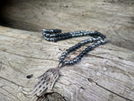 Mens Tribal Necklace, Mens Surf Necklace, Mens Boho Necklace Mens Necklace, Tiger's Eye Black Onyx Mens Necklace