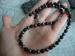 Mens Tribal Necklace, Mens Surf Necklace, Mens Boho Necklace Mens Necklace, Tiger's Eye Black Onyx Mens Necklace