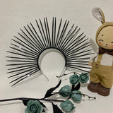 Met Gala Crown Sunburst Crown Halo crown Goddess Crown Headband Festival crown Festival headpiece Cosplay party Gift