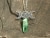 Moon Raw Crystal Pendant Three Phase Moon Necklace Colorful Crystal Necklace Natural Crystal Jewelry Gift
