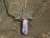 Moon Raw Crystal Pendant Three Phase Moon Necklace Colorful Crystal Necklace Natural Crystal Jewelry Gift