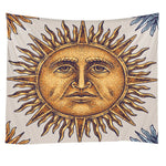 Moon Tapestry Wall Hanging Astrology Divination The Goddess Of Flowers And The Tarot Card Bedspread Beach Mat