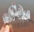 Moon crystal hair comb natural crystal diy moon raw crystal crown headband Wicca accessories witch wedding party birthday gift