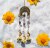 Natural Amethyst Star Moon Accessories Sunlight Catcher Shiny Wind Chime K9 Crystal Creative Home Pendant Gift