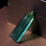 Magicun Crystal~Natural rough stone ornaments green fluorite hexagonal crystal column colorful  ornaments blue wholesale 	 quartz crystals