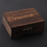 New Arrival Iron color Vikings Bangle with wooden box as gift