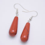 Earrings Natural Stones Crystals | Earrings Women Natural Stone - New Women Jewelry