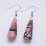 Earrings Natural Stones Crystals | Earrings Women Natural Stone - New Women Jewelry
