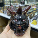 Nine-tailed Fox Crystal Ball Resin Base Shpere Display Stand Beautiful Cute Crafts Ornaments Gift Suitable for 4-10cm Ball