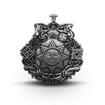 New Magicun Viking~Norse Viking Night Knight Pendants Neckalce Men Slavic Double Side Amulet Scandinavian jewelry