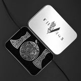 New Magicun Viking~Nose style knot Axe Thor hammer Amulet viking pendant necklace