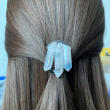 Magic Wicca~Original mysterious retro raw crystal hairpin hair comb Wiccan jewelry wedding bride holy forehead gift gothic magic pagan witch