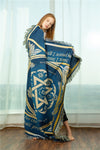 Pentacle tapestry Jerusalem blanket sofa cover religion carpet warm Camping Beach mat Tarot &Divination