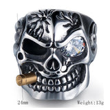 Vintage Viking Skeleton Finger Rings