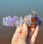 Raw Crystal Crown Witch  Accessories  Natural Crystal Headband Wicca  Bridal Party Gift