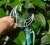 Raw crystal witch color moon bride hairpin crystal AB color five-pointed star crystal