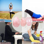 Rose Quartz Yoni Egg Jade Eggs Women Kegel Exerciser Jade Massager Vaginal Muscles Tightening Ball Crystal Kegel Eggs - Massage Ball
