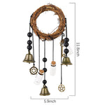 Witch Bells Protection For Door Knob Hanger Wind Chimes Witchy
