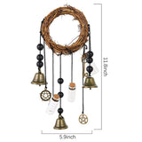 Witch Bells Protection For Door Knob Hanger Wind Chimes Witchy