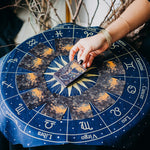 Tarot Tapestry Wheel of the Zodiac Astrology Chart Wall Hanging
