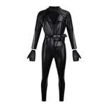 Halloween Costume For Women Cat Suits Sexy Jumpsuit with Whip And Cat Mask Leather Cosplay Uniform Nightclub Party Bodysuit