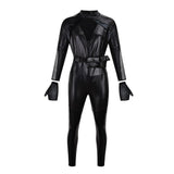 Halloween Costume For Women Cat Suits Sexy Jumpsuit with Whip And Cat Mask Leather Cosplay Uniform Nightclub Party Bodysuit