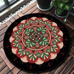 Mandala Bedroom Carpet Children&#39;s Room Floor Mat Non-slip Computer Chair Study Mat Ethnic Style Living Room Round Carpet