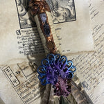 Wicca Broom Crystal Witch Broom Vintage Broom Wizard Diviner Priest Sacrificial Ceremony Expulsion Props Halloween Home Decor