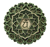 Iron Lotus Flower Mandala Wall Mount Decoration