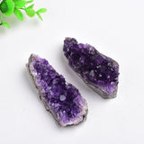 Amethyst Geode Natural Stone Crystal Cluster Quartz Energy Healing Mineral Rough Rock Home Decor Crafts