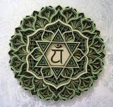 Iron Lotus Flower Mandala Wall Mount Decoration