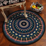 Bedroom Children&#39;s Room Home Decor Floor Mats Round Rugs Living Room Mandala Non-Slip Rugs