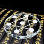Seven Star Array 7 Star Plate Asian Quartz Crystal Healing Ball Base Sphere Stand Home Decor Ornaments Gifts