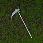 Silver Witch Hairstick Crescent Moon Goddess Sword Hairpin Wiccan Gothic Jewelry For Women Pagan Wicthcraft