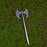 Silver Witch Hairstick Crescent Moon Goddess Sword Hairpin Wiccan Gothic Jewelry For Women Pagan Wicthcraft