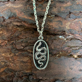 Snake Pendant Our oboros Pendant Wicca Snake Pendant Snake Charm Gothic Jewelry Snake Jewelry