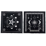 Square Flannel Tarot Altar Cloth  Astrology Oracle Card Pad