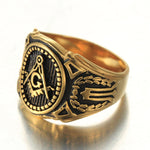 Stainless Steel Masonic Rings | Stainless Steel Finger Ring | Stainless Steel Jewelry - Rings