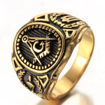 Stainless Steel Masonic Rings | Stainless Steel Finger Ring | Stainless Steel Jewelry - Rings