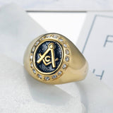 Stainless Steel Masonic Rings | Stainless Steel Finger Ring | Stainless Steel Jewelry - Rings