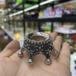 Star Moon Crown Metal Crystal Ball Holder Magic Sphere Display Stand Desktop Ornaments Photography Props