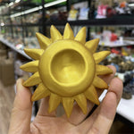 Stars Moon Sun Resin Crystal Ball Base Spheres Candle Display Holder Creative Home Decor Desk Ornaments Exquisite Gifts