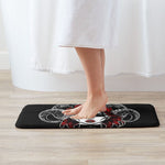 Succubus Carpet Mat Rug Cushion Soft Succubus Girls Red Hair Gothic Punk Punk Fashion Goth Red Black Pretty Cute