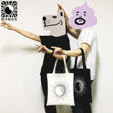 Sun Board game Tarot Accessories Canvas Handbags Shoulder Bags Beach Large Capacity Tote Women Casual Shopping City Jogging