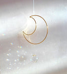 Suncather Crescent Moon Windows Hanging Celestial Occult Jewelry Home Gift Rainbow Maker