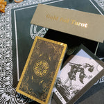 Astrology Tarot Card Set Rose Gold Table Game 12*7cm Paper Guide  Divination