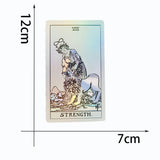 Tarot Suit Laser Colorful Divination Board Game Prediction Card