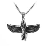 Cross Halloween Skeleton Head Necklace Flying Dragon Angel Skull Axe Bullet Anchor Cross Pendant Necklace Men's And Women's Accessories Titanium Steel Personality Necklace,