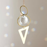 Triangle Suncatcher,Witchy Suncatcher |wall Hanging | Boho Decor | Gift | Window Decoration